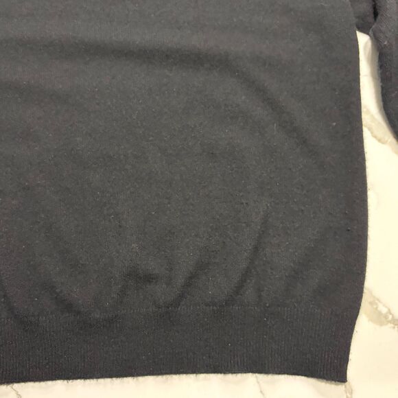 100% Cashmere COUNTRY SHOP | Women’s Black Turtleneck Long Sleeve Sweater Size M - Picture 14 of 16